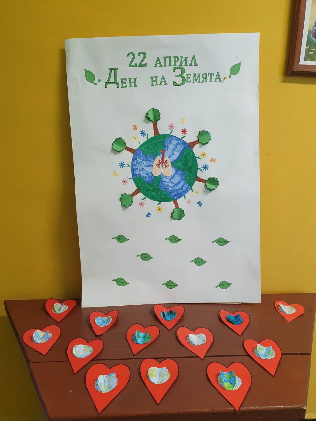 Учениците от 2."б" клас отбелязаха Денят на Земята 2